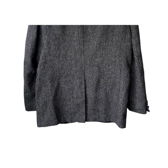 Members Only Size 42R Blazer Sport Coat Suit Tweed Shetland Wool Gray Jacket - Picture 6 of 11